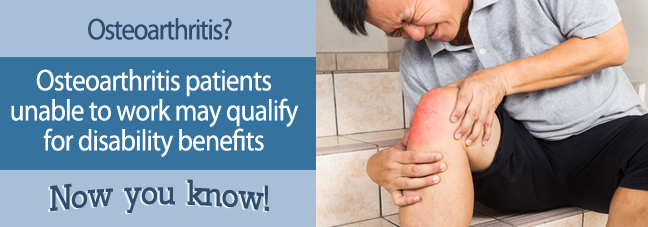 Can I Work With Osteoarthritis? Get a Free Case Evaluation Today!